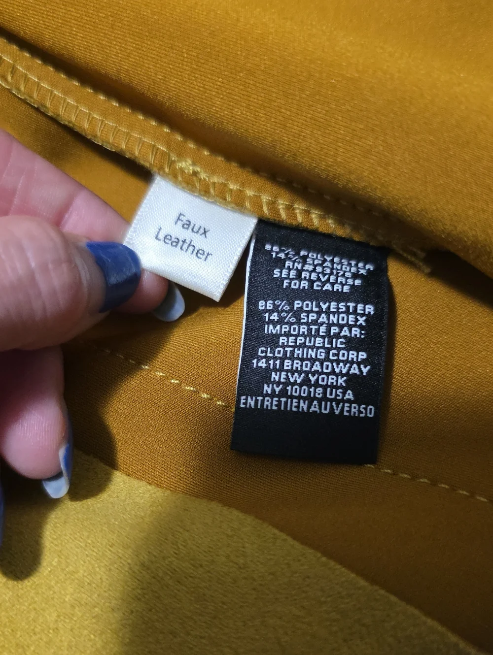 Premise Faux Leather Suede Open Front Blazer Mustard Seed Golden Yellow Small
